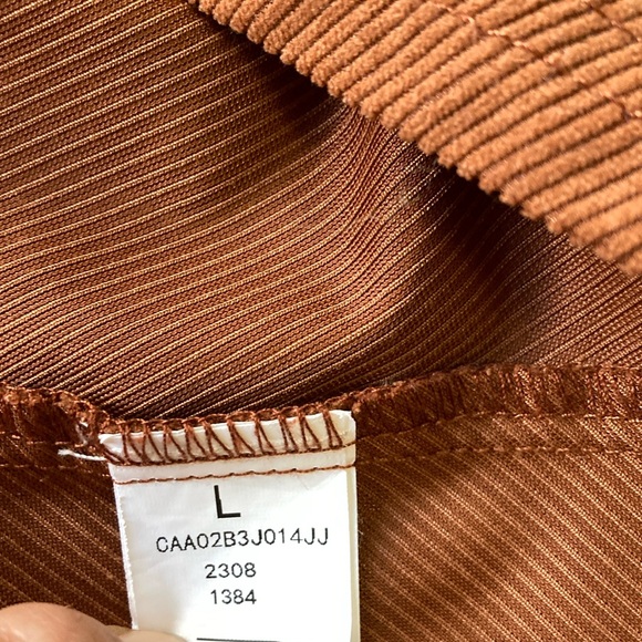 Cupshe Orange Midi A-Line Skirt for Casual Wear - Picture 3 of 9